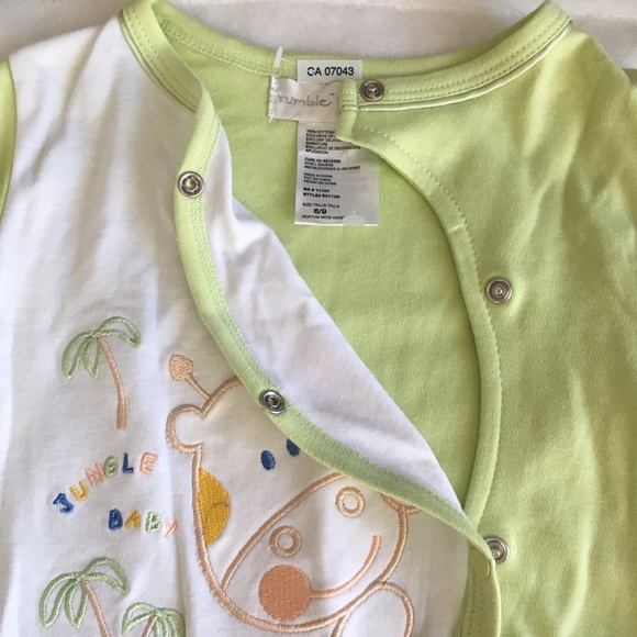 NWT Rumble Tumble Pajama Set Size 6/9 months - Picture 4 of 12